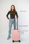 CarryOn Take-Off Handbagagekoffer 55cm - Lichtgewicht handbagage koffer 35 Ltr - Roze
