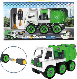 Cars & Trucks Cars & Trucks 3In1 Vuilniswagen