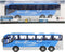 Cars & Trucks Reisbus Blauw Frictie, 32cm
