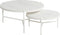 Carson koffietafel wit dia. 6 H 30 cm