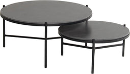 Carson koffietafel zwart dia. 6 H 30 cm