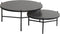 Carson koffietafel zwart dia. 6 H 30 cm
