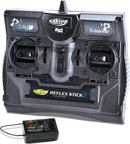 Carson Modellsport Reflex Stick II RC handzender 2,4 GHz Aantal kanalen: 6 Incl. ontvanger