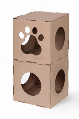 CARTON+ PETS Twins – Modulares Katzenhaus – 36 x 36 cm
