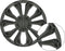 Cartrend 75568 wieldoppen set van 4 Daytona zwart/zilver 15 inch