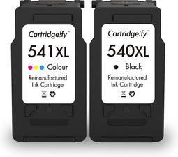 Cartridge 540XL 541XL Compatibile con Canon PG-540 XL CL-541 XL Cartucce d'inchiostro Multipack per PIXMA MG2250 MG3250 MG3550 MG3600 MG3650 MG4250 MX375 MX395 MX435 MX475 MX525 MX535