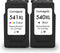 Cartridge 540XL 541XL Compatibile con Canon PG-540 XL CL-541 XL Cartucce d'inchiostro Multipack per PIXMA MG2250 MG3250 MG3550 MG3600 MG3650 MG4250 MX375 MX395 MX435 MX475 MX525 MX535