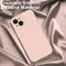 Lunso - Geschikt voor iPhone 15+ / 15 Plus - Hoesje Flexibel silicone Backcover - Lichtroze