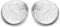 Casa Jewelry Oorknoppen Rondje Hol Satin - Zilver