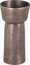 Casa Vivante Dakar Kandelaar - H22 x Ø11 cm - Aluminium - Antiek Koper