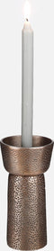 Casa Vivante Dakar Kandelaar - H22 x Ø11 cm - Aluminium - Antiek Koper