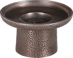 Casa Vivante Dakota Kandelaar - H10 x Ø17 cm - Aluminium - Antiek Koper