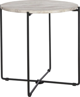 Casa Vivante Liva Bijzettafel - H45 x Ø47 cm - Lichtbruin