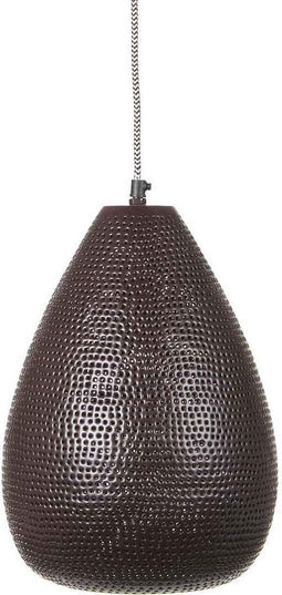 Casa Vivante porano hanglamp donkerbruin maat: 33 x 24cm - DONKERBRUIN