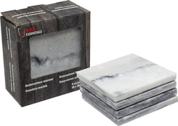 CasaLupo Onderzetters Bar Essentials Marmer 4 Stuks