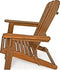 Casaria Adirondack Tuinstoel 1 Stuks - Acacia Hout - Inklapbaar