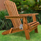 Casaria Adirondack Tuinstoel 1 Stuks - Acacia Hout - Inklapbaar