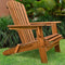 Casaria Adirondack Tuinstoel 1 Stuks - Acacia Hout - Inklapbaar