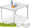 Casaria - Aluminium Inklapbare Tuintafel - Campingtafel - 80x60x68 cm