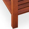 Casaria Bijzettafel Acaciahout - 45x45x45cm – met 2 Planken Bruin