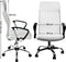 Casaria Bureaustoel met mesh wit