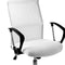 Casaria Bureaustoel met mesh wit