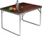 Casaria Campingtafel houtlook aluminium 80x60x70cm opvouwbaar
