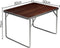 Casaria Campingtafel houtlook aluminium 80x60x70cm opvouwbaar