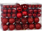 Casaria Kerstballen 100 Stuks - Mat Glanzend - Ø 3 6 cm Rood