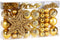 Casaria Kerstballen 66 er Set - Mat Glanzend Ø 3/6 cm Goud