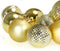 Casaria Kerstballen 66 er Set - Mat Glanzend Ø 3/6 cm Goud