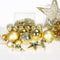 Casaria Kerstballen 66 er Set - Mat Glanzend Ø 3/6 cm Goud