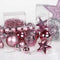 Casaria Kerstballen 66 er Set - Mat Glanzend Ø 3/6 cm Roze