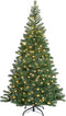Casaria Kunstkerstboom – 140cm Kerstverlichting 200 LEDS - Groen