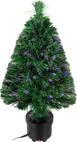 CASARIA Mini Kerstboom - 65x35cm Kunststof Verlichting - Multicolor