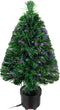 CASARIA Mini Kerstboom - 65x35cm Kunststof Verlichting - Multicolor