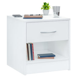 Casaria Nachtkastje - Wit 39x28x41cm