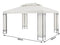 Casaria Paviljoen Elda 3x4m - UV-bescherming 50+/Zijpanelen - Crème