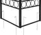 Casaria Paviljoen Elda 3x4m - UV-bescherming 50+/Zijpanelen - Crème