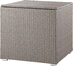 Casaria Polyrattan Kussenbox - 318 L met Deksel - 75x75x70cm Beige