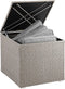 Casaria Polyrattan Kussenbox - 318 L met Deksel - 75x75x70cm Beige