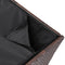 Casaria Polyrattan Kussenbox - 318 L met Deksel - 75x75x70cm Bruin