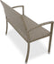 Casaria Polyrattan Tuinbank – 2-Zits UV-bestendig - Beige