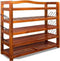 Casaria Schoenenrek 95x26x82cm – 200 kg laadvermogen – Donkerbruin