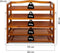 Casaria Schoenenrek 95x26x82cm – 200 kg laadvermogen – Donkerbruin