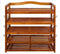 Casaria Schoenenrek 95x26x82cm – 200 kg laadvermogen – Donkerbruin