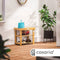 Casaria Schoenenrek - Zitbank 3 Schappen 70x30x46cm – Acaciahout