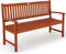 Casaria Tuinbank Maxima - 3-zits 152 cm FSC®-Gecertificeerd – Bruin