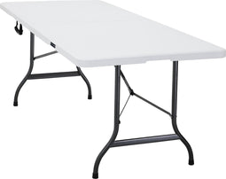 Casaria Tuintafel – 183x76cm Klapbaar Weerbestendig Draaggreep - Wit