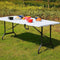 Casaria Tuintafel – 183x76cm Klapbaar Weerbestendig Draaggreep - Wit